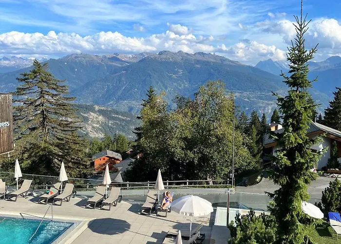 Outstanding For Groups South Facing Breathtaking Views Year Round Chalet Anzère